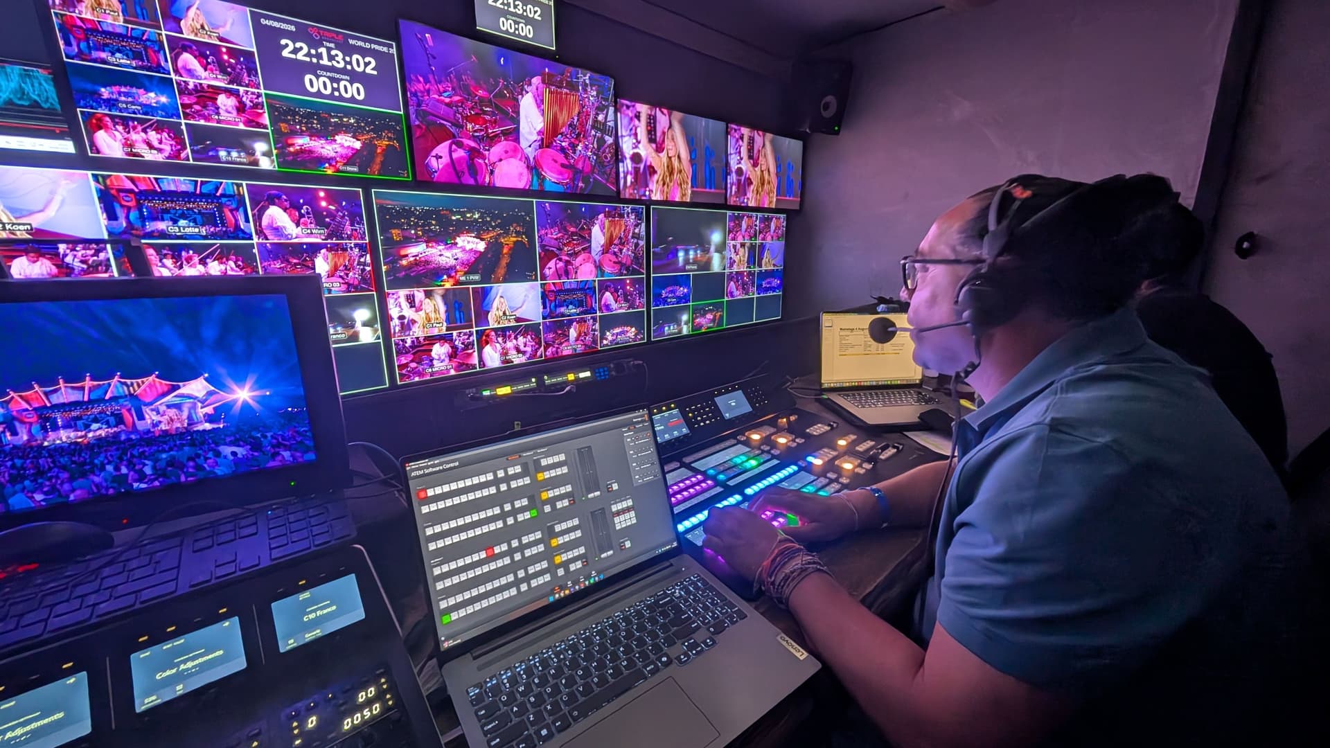 AV-techniek voor de World Pride in Amsterdam